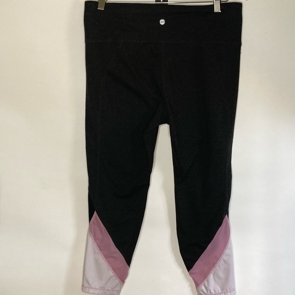 Tangerine Cropped Leggings Sz XL - Picture 4 of 7